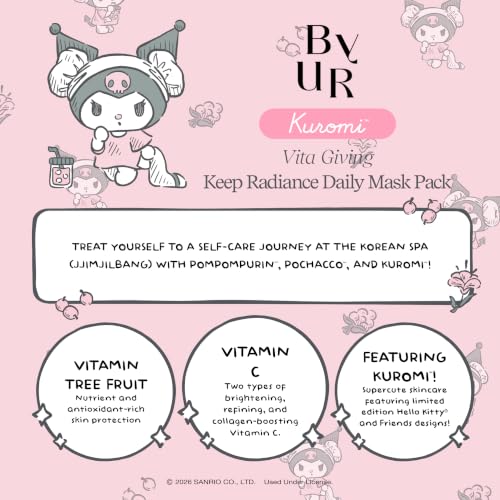 ByUR Vita Giving Sanrio Character Daily Aqua Serum Mask (30 - Product Imagery
