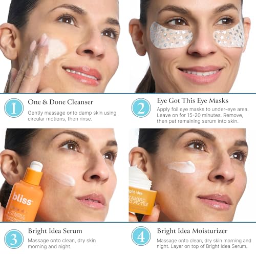 Bliss Elder Millennial Skincare Essentials Kit - Cleanser & - Product Imagery