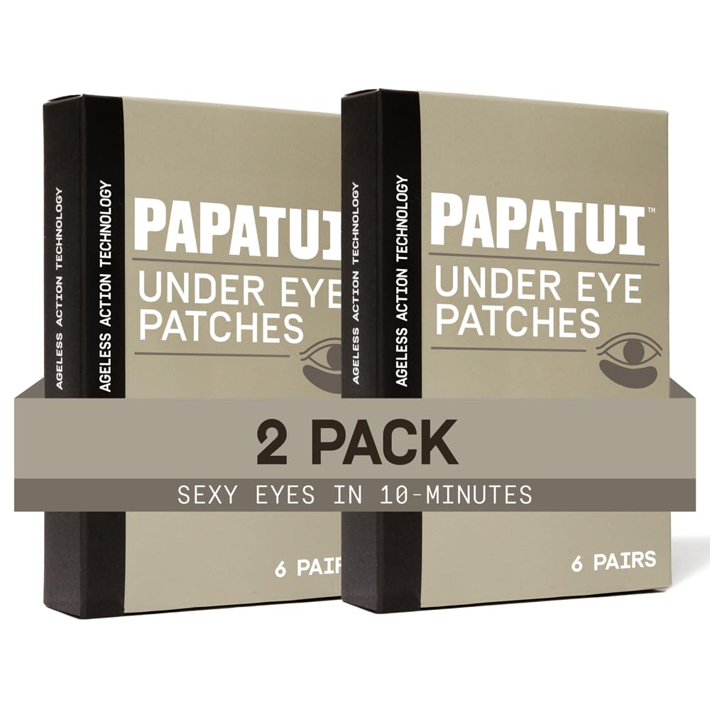 PAPATUI by Dwayne Johnson Fast-Acting Under Eye Patches for Men 6 Ct (2pk) – product photo (Masks)