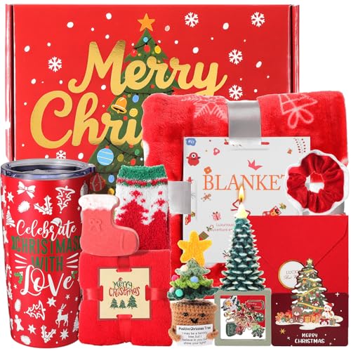 TsunNee Christmas Gift for Women, Christmas Gift Basket for Women Mom Wife Grandma Daughter Sisters Girlfriend Friends C