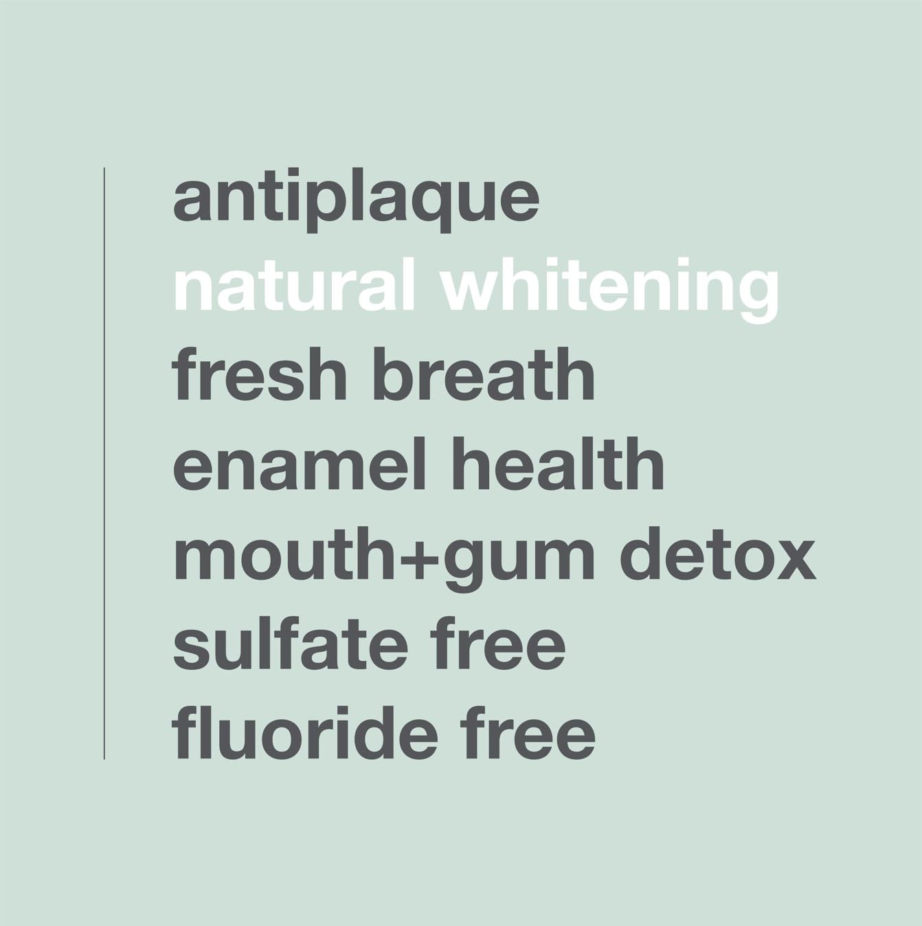 Davids Fluoride Free Whitening Toothpaste Spearmint