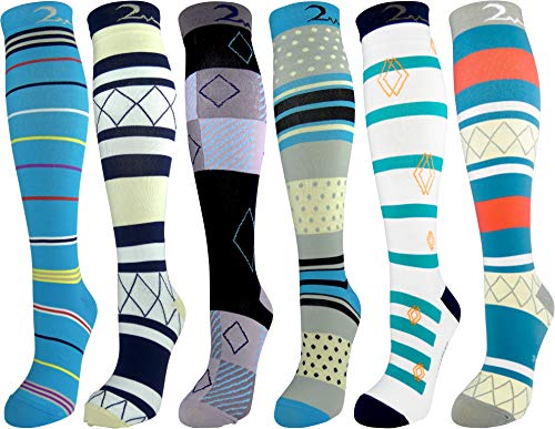 Men's Premium Quality Moderate Graduated Compression Socks 15-20 - Product Imagery
