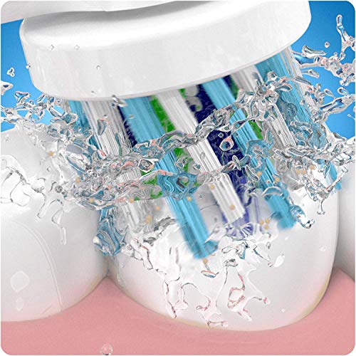 Oral B Cross Action Replacement Electric Toothbrush Heads x4 - Product Imagery