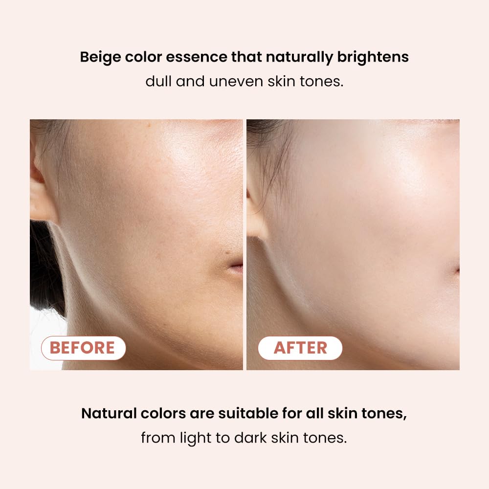 TIRTIR Mask Fit Tone Up Essence | Tinted Moisturizer, All-in-one base, Glass skin look, Deep Hydration, Long-lasting, Na