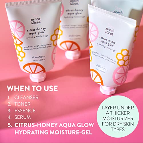 Peach Slices - Citrus-Honey Aqua Glow Moisturizer (3.04 oz) - - Product Imagery