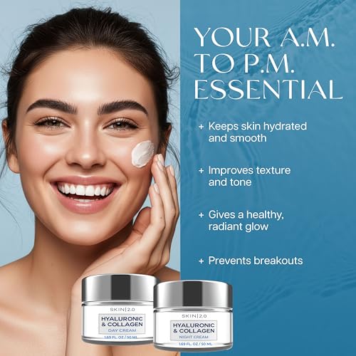 Skin 2.0 Hyaluronic Acid & Collagen Face Moisturizer – Deep - Product Imagery