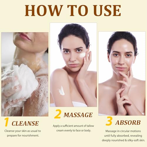 ELBBUB Whipped Tallow Cream for Face & Body - 100% Grass-Fed - Product Imagery