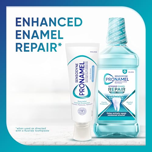 Sensodyne Pronamel Gentle Whitening Enamel Toothpaste, 0.8 Ounces - Product Imagery