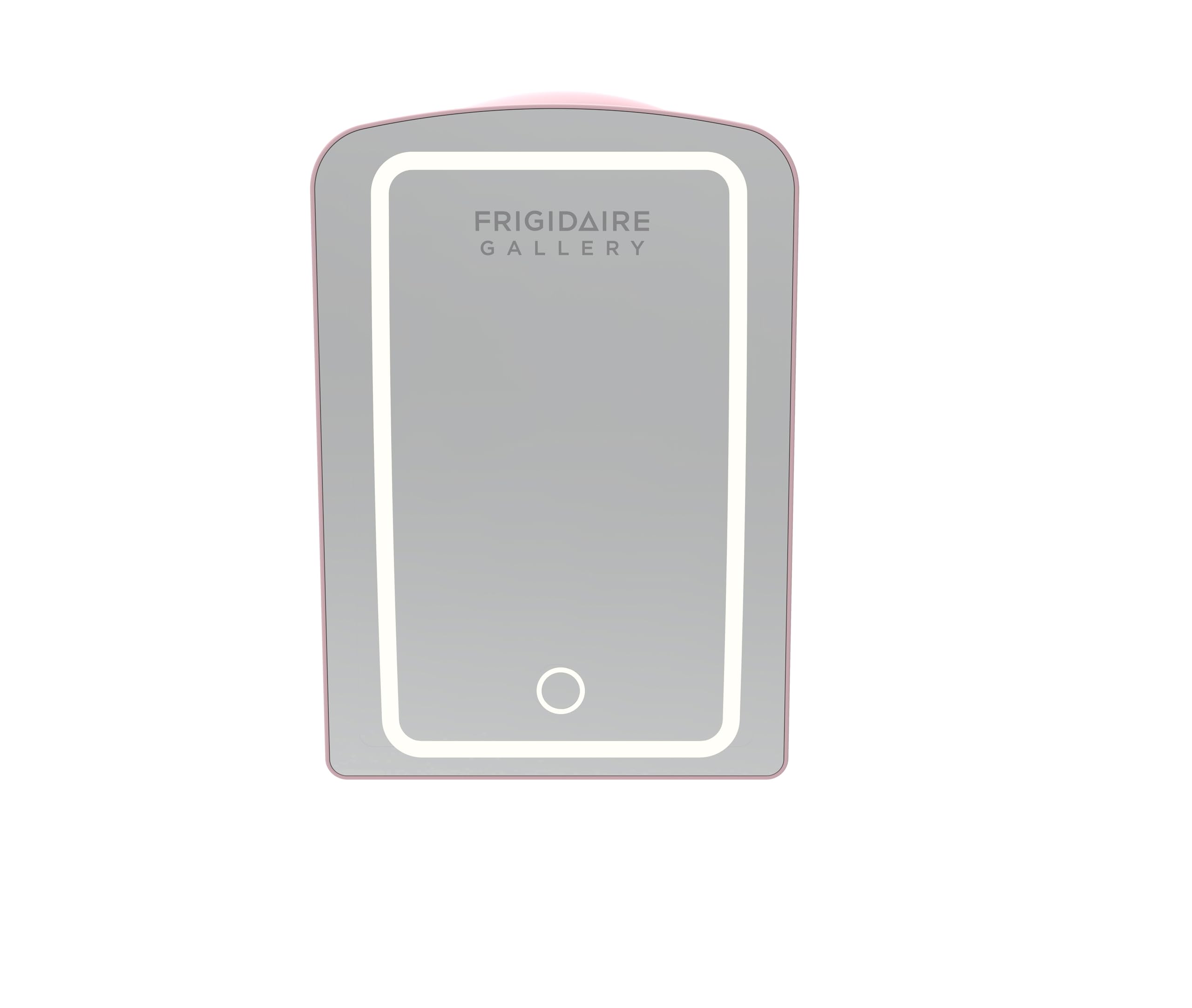 FRIGIDAIRE Mini Personal Fridge Cooler, LED Lighted Mirror, 6.5L - Product Imagery