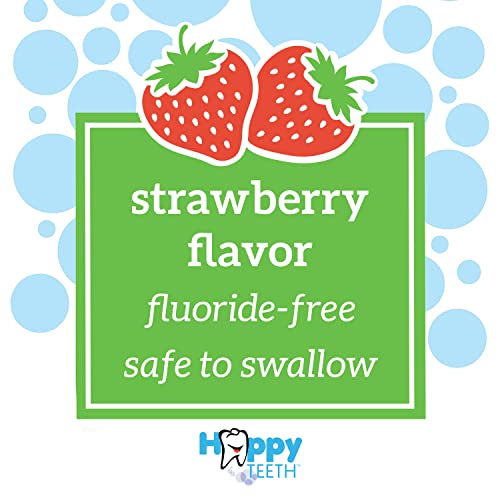 Dr. Brown's Fluoride-Free Baby Toothpaste, Strawberry, 1-Pack - Product Imagery