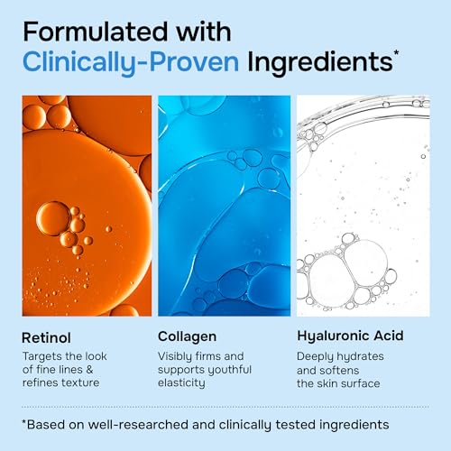 SimplyVital Face Moisturizer Retinol Collagen Hyaluronic Acid - Product Imagery