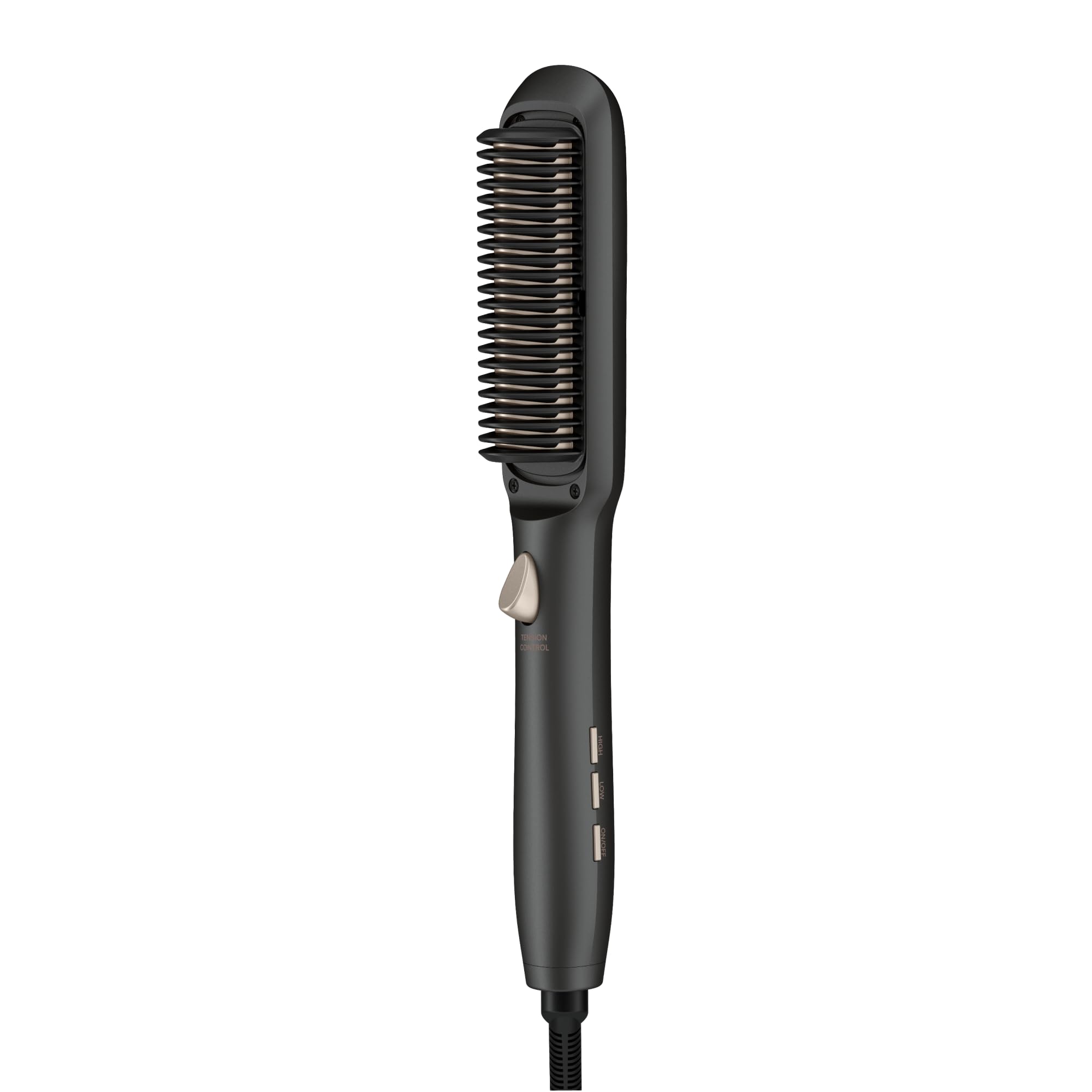 Conair InfinitiPRO Straightening Brush, Tension Control Ionic Styler, Gray