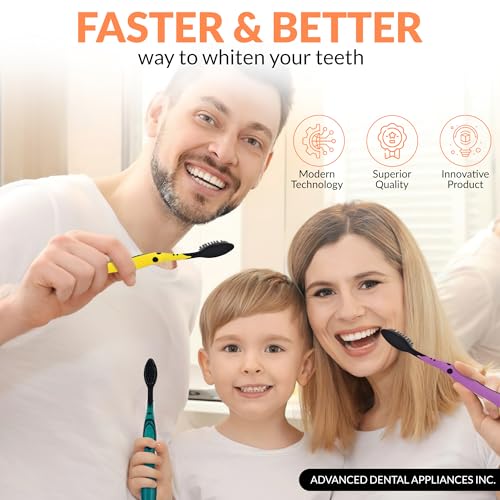ADA Cavity Defense Activated Charcoal Toothbrush 5 Pack - Product Imagery