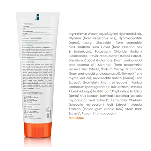 Himalaya Botanique Whitening+ Nano Hydroxyapatite Toothpaste, - Product Imagery