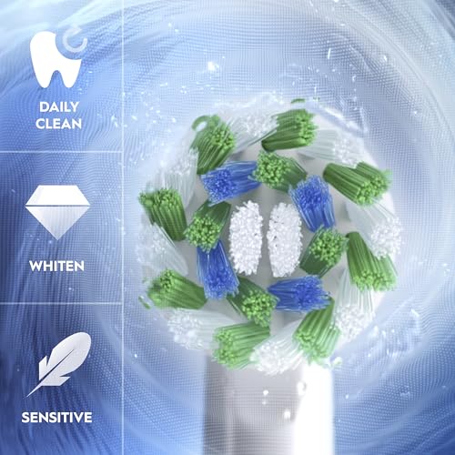 Oral-B Pro 1000 CrossAction Electric Toothbrush, Black and - Product Imagery