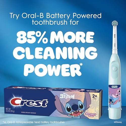 Oral-B Kid's Electric Battery Powered Toothbrush, Featuring - Product Imagery