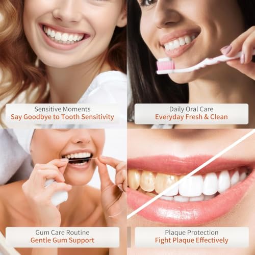 Toothpaste for Sensitive Teeth, Gentle Enamel Care, Helps - Product Imagery