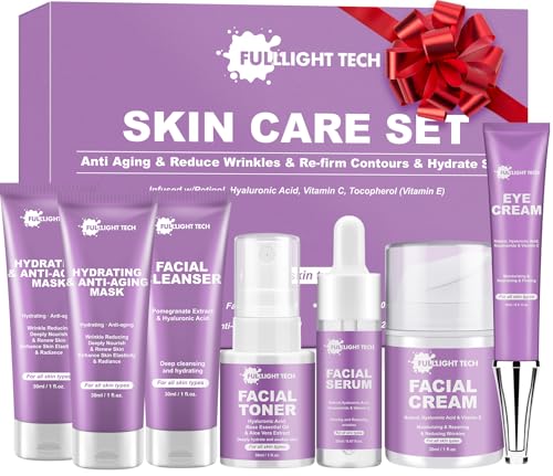 Skin Care Set,7 PCS Anti-aging,Firm Skin Care Kit,Women Skincare - Product Imagery