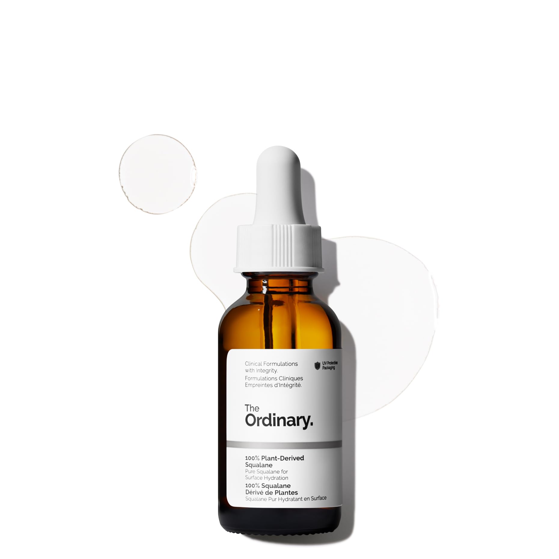 The Ordinary 100% Plant-Derived Squalane, for Skin and Hair, - Product Imagery