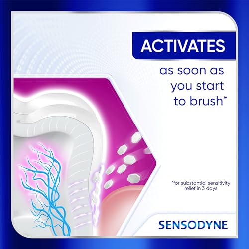 Sensodyne Clinical Repair Whiten & Shine Toothpaste, 2.3 oz - Product Imagery