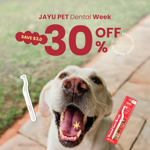 JAYU PET Dental Care Brush with Soft Bristles 1ea - Product Imagery