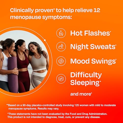 Amberen Menopause Supplement, Multi-Symptom Relief, 30 Day Supply - Product Imagery