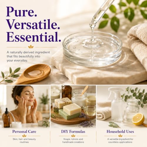 US+ Vegetable Glycerin, Food Grade, USP, 100% Pure - 1 Gallon - Product Imagery