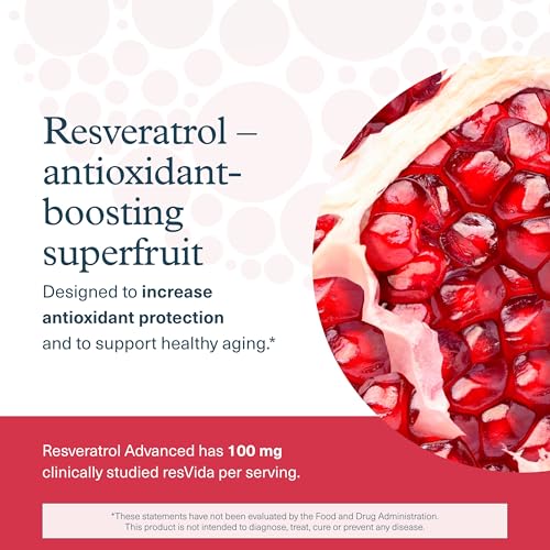 Youtheory Resveratrol Advanced Antioxidant Formula, 160 Tablets - Product Imagery
