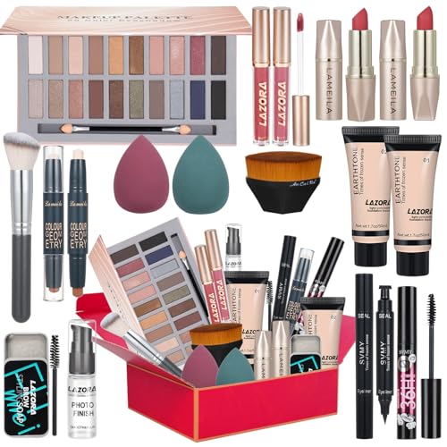 venshun Makeup Kit for Women Full Kit Makeup Sets for Teenagers Makeup Kits for Women Teen Girls Includes 20 Colors Eyes