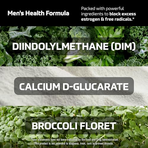 DIM Supplement for Men 300mg, Estrogen Blocker & Aromatase - Product Imagery