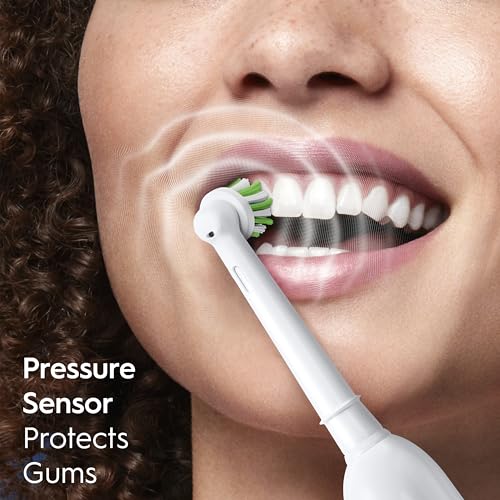 Oral-B Pro 1000 CrossAction Electric Toothbrush, Black and - Product Imagery