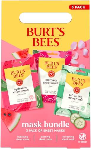Burt's Bees Mothers Day Gifts, Face Mask Bundle Set, Hydrating - Product Imagery