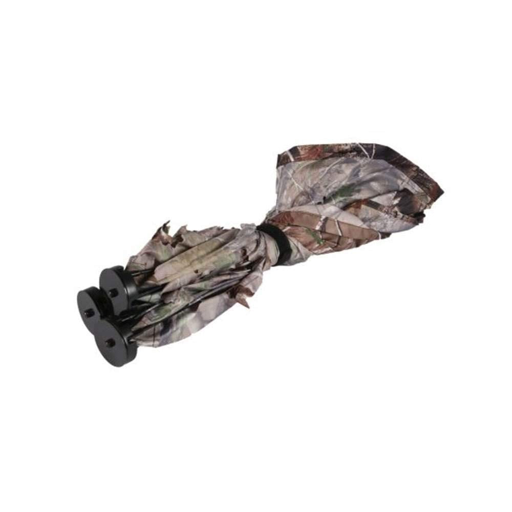 Ameristep Throwdown Ground 3D Leafy Die-Cut Camo Ultra-Compact Easy-Setup Three-Panel Low-Noise Run-and-Gun 2-Person Hun
