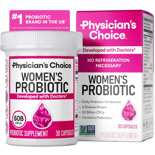 Physician's CHOICE Probiotics for Women - PH Balance, Digestive, - Product Imagery