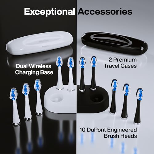 Aquasonic Duo - Dual Handle Ultra Whitening 40,000 VPM Wireless - Product Imagery