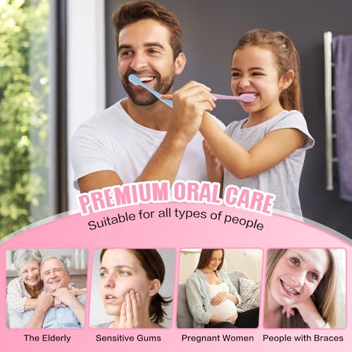 Tetragonal tree 6 Count Extra Soft Toothbrushes | - Product Imagery