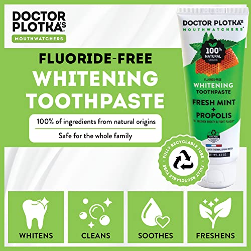 Mouthwatchers Fluoride Free Hydroxyapatite Toothpaste, Mint, - Product Imagery