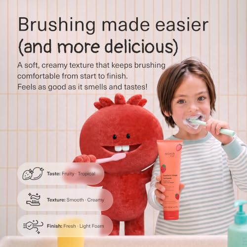 Boka Kids Toothpaste - Fluoride Free Nano Hydroxyapatite - Product Imagery