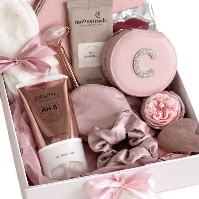 Luxury Self Care Gift Box for Women Pink with Personalized - Taniri Official Imagery - 1