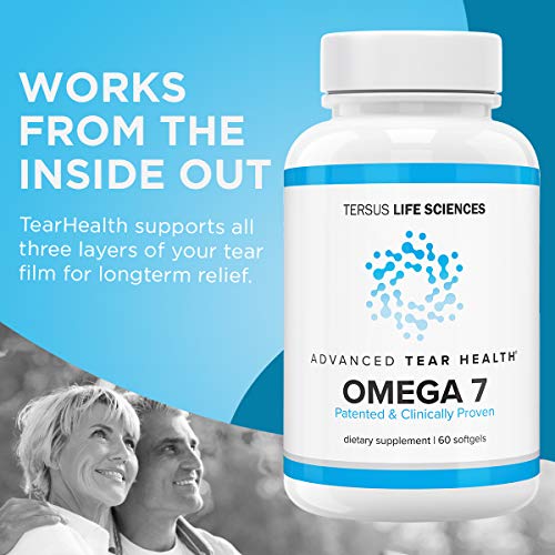 Cardia 7: Tear Health - 60 Count - Advanced Dry Eye - Omega7 - Product Imagery