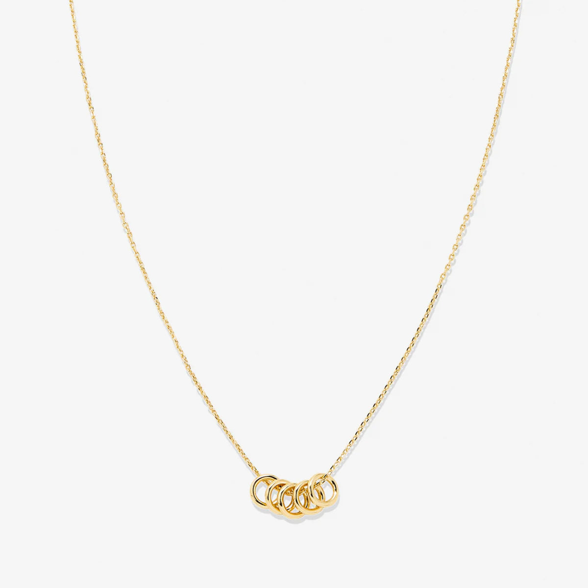 Bryan Anthonys My Circle Dainty Necklace for Women - Elegant Pendant Necklace, 14k Gold Plated Finish Over Brass, Nickel