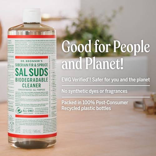 Dr. Bronner's Sal Suds All-Purpose Cleaner, Fir & Spruce Pine, 1 - Product Imagery
