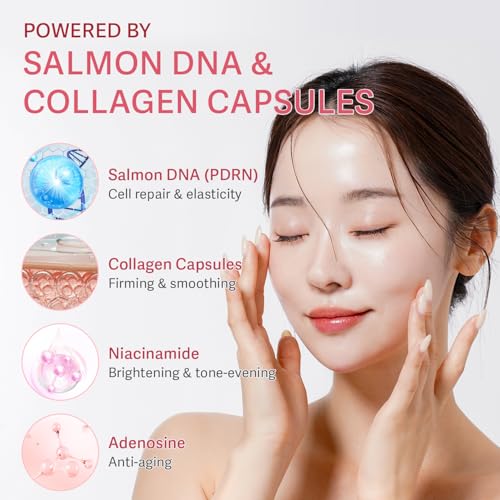 PDRN Collagen Capsule Cream & Deep Hydrating Overnight Gel Mask - Product Imagery