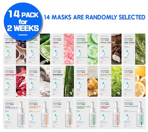 Hyaluronic Aqua Plus Essence Full Face Facial Sheet Mask 14 - Product Imagery