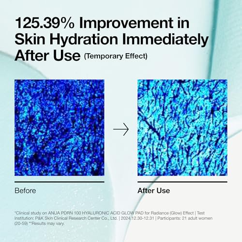 Anua PDRN 100 Hyaluronic Acid Toner Pad, 6.1 fl oz, 60 Count - Product Imagery
