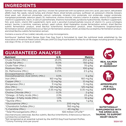 NutriSource Grain Free Seafood Select Dog Food, Multi-Protein, - Product Imagery