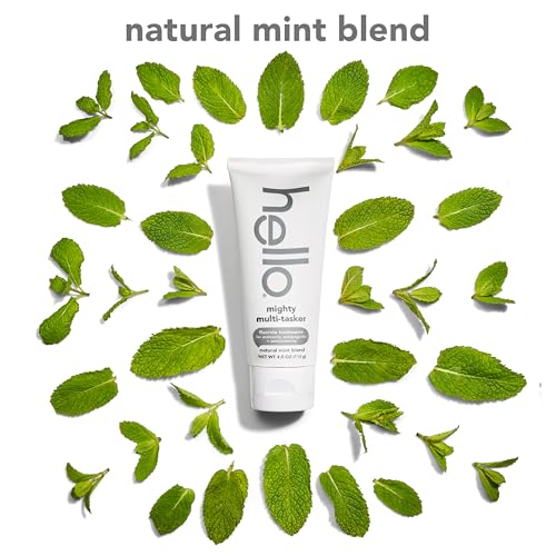 hello 8-in-1 Mighty Multi-Tasker Fluoride Toothpaste, Mint, 2 - Product Imagery