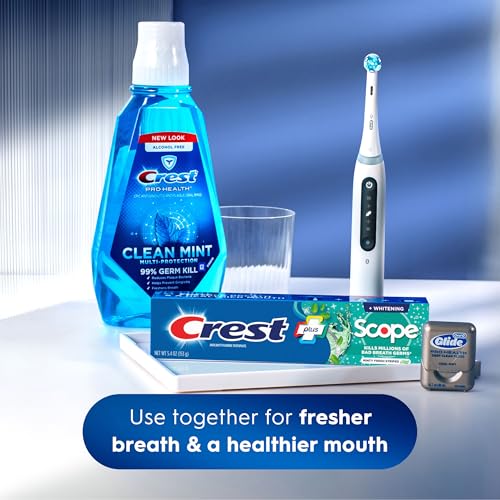 Crest + Scope Whitening Toothpaste - Pack of 3, 5.4 Oz Tubes - - Product Imagery