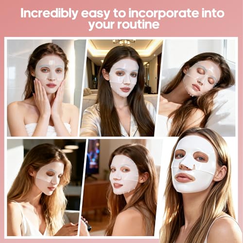 Collagen Face Mask Skincare, Hydrating & Firming Hydrogel Face - Product Imagery
