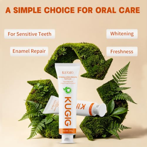 Toothpaste for Sensitive Teeth, Gentle Enamel Care, Helps - Product Imagery